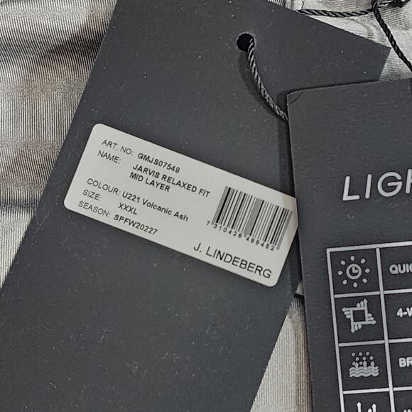 J. Lindeberg Men's Jarvis Golf Mid Layer Quick Dry Stretch Full Zip Jacket XXXL - Picture 6 of 7